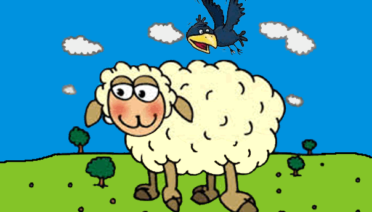 La corneja y la oveja - fábulas de esopo